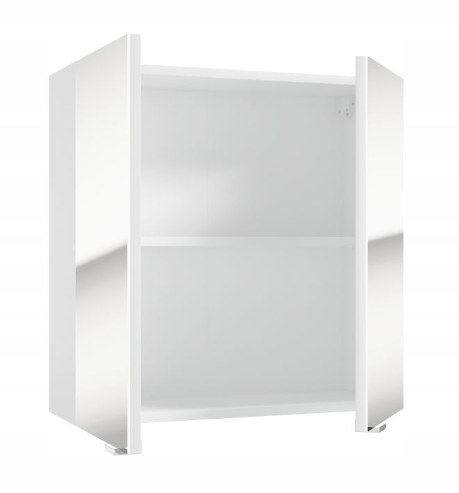 Szafka Łazienkowa Stamar Lustrzana Wisząca 600 x 600 mm Biała 2 Drzwi 1 Półka 1 szt