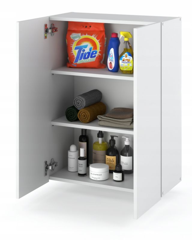 Szafka Łazienkowa Stiv-Meble Szafka Wisząca 60Cm Biały Mat 60X30X80 Cm 1Szt.
