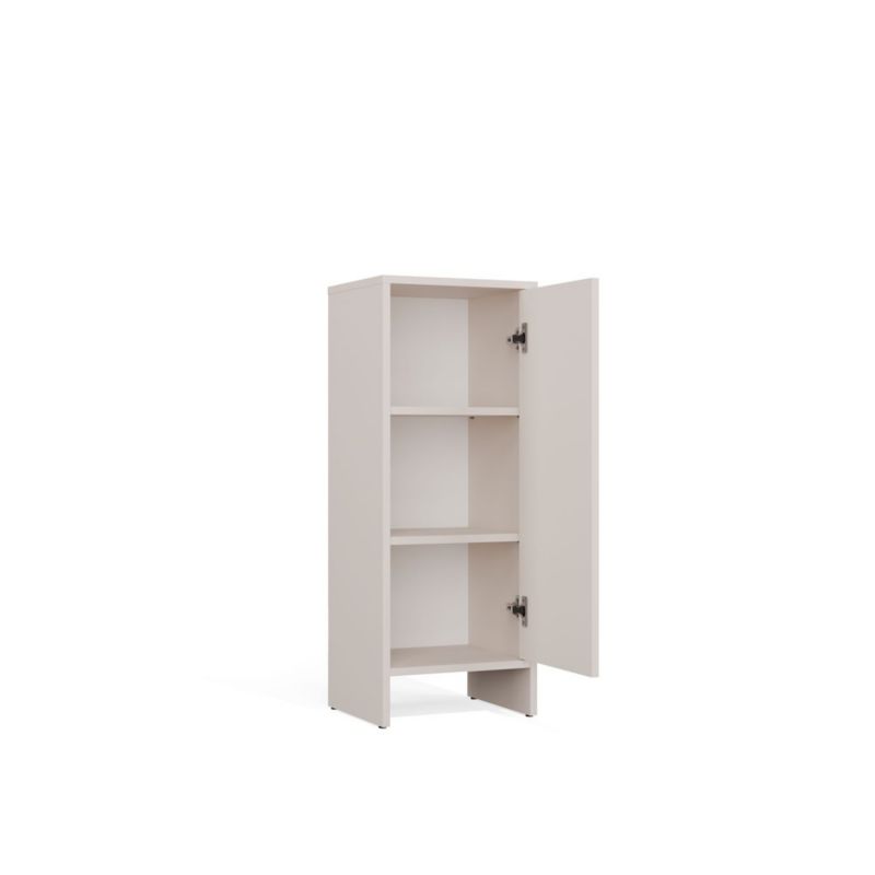 Szafka Łazienkowa Topeshop NINA 1D KASZMIR 1 Drzwi Regał Słupek 3 Półki Do Łazienki 1 szt.