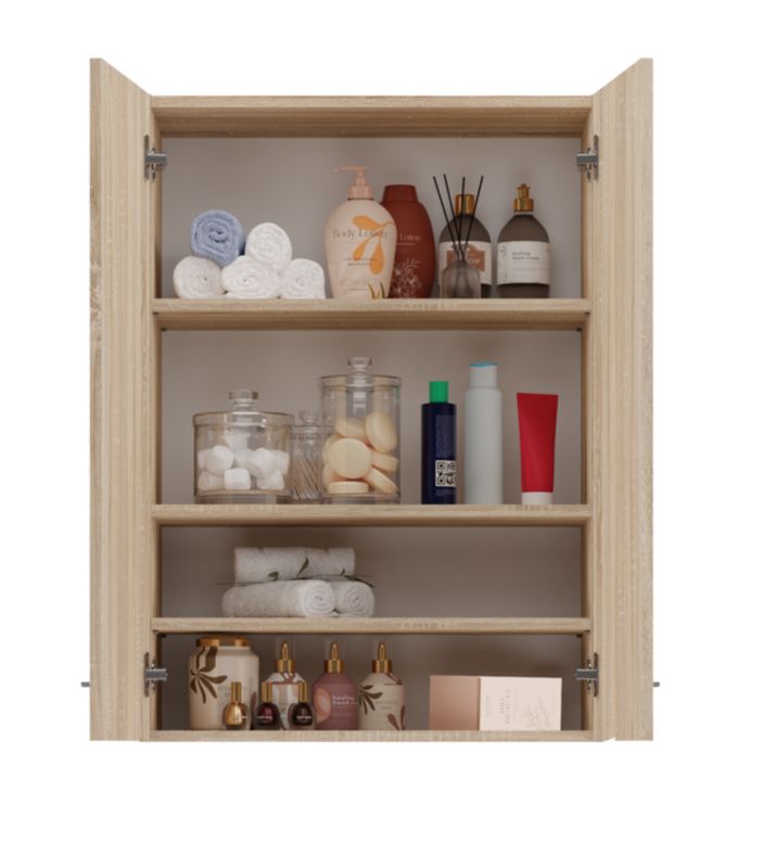 Szafka Łazienkowa Topeshop Wisząca Pola Mini DD - Dąb Sonoma 30x64x90 cm 1 szt.