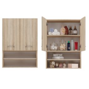 Szafka Łazienkowa Topeshop Wisząca Pola Mini DK - Dąb Sonoma 30x64x90 cm 1 szt.