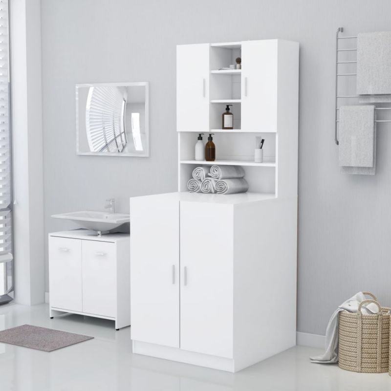 Szafka łazienkowa WaszeMeble biała WM-3082008 1 szt.