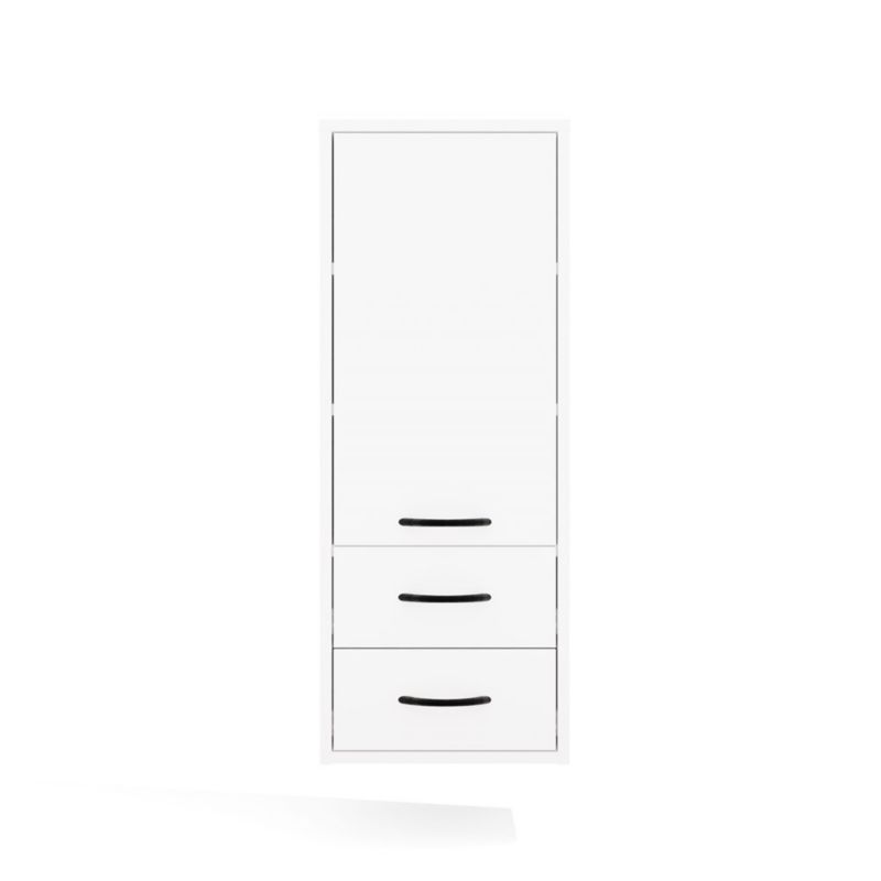 Szafka Łazienkowa Wisząca Topeshop NINA W1D2S BIAŁA 2 Szuflady 3 Pólki 30x90x35 1 szt.