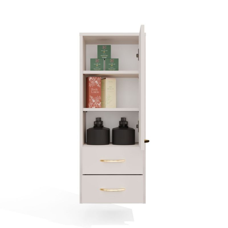 Szafka Łazienkowa Wisząca Topeshop NINA W1D2S KASZMIR 2 Szuflady 3 Półki 1 szt.