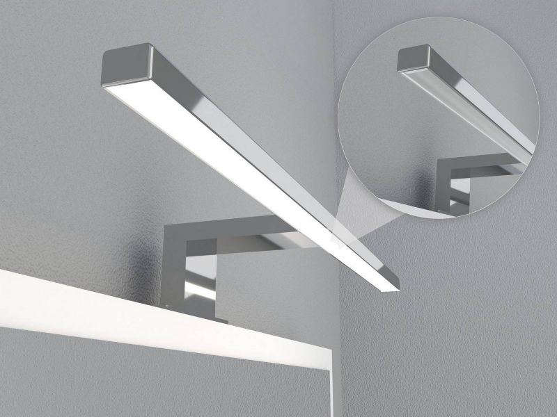 Szafka łazienkowa z lustrem Better Home 60 x 50 x 14 cm oświetlenie LED biała lewa 1 szt.