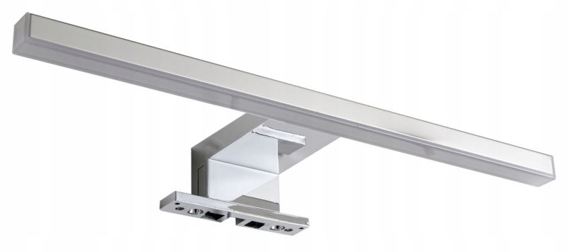 Szafka łazienkowa z lustrem MyFurni, 50 cm, biała połysk, oświetlenie LED, wisząca, lustrzana, 1 kpl.