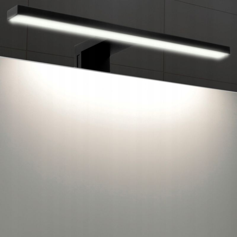 Szafka łazienkowa z lustrem MyFurni, 60 cm, dąb wotan, oświetlenie LED, wisząca, lustrzana, 1 kpl.