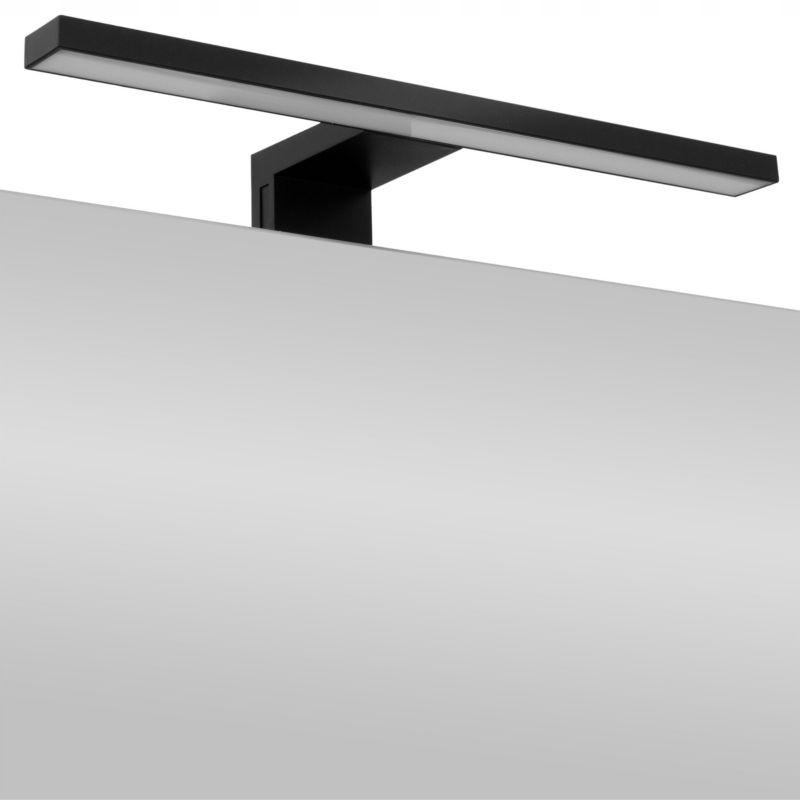 Szafka łazienkowa z lustrem MyFurni, 60 cm, dąb wotan, oświetlenie LED, wisząca, lustrzana, 1 kpl.