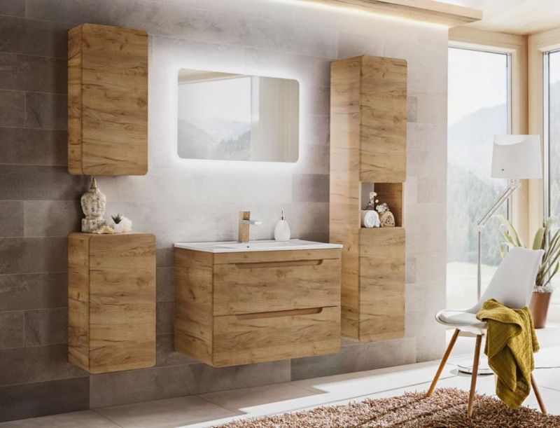 Szafka Comad łazienkowa ARUBA CRAFT 800 35 cm dąb craft 1 szt