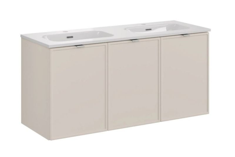 Comad koupelnová skříňka BELLA CASHMERE 82-120-3D 120cm kašmírová s umyvadlem 1ks.