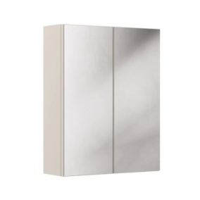 Szafka Comad łazienkowa BELLA CASHMERE 84-60-2D 60cm kaszmirowa z lustrem 1 szt