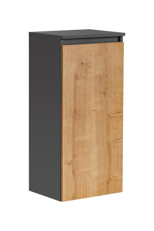 Szafka Comad łazienkowa MONAKO GREY OAK 811 40cm szary/dąb z koszem 1 szt