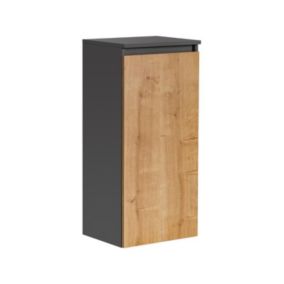Szafka Comad łazienkowa MONAKO GREY OAK 811 40cm szary/dąb z koszem 1 szt