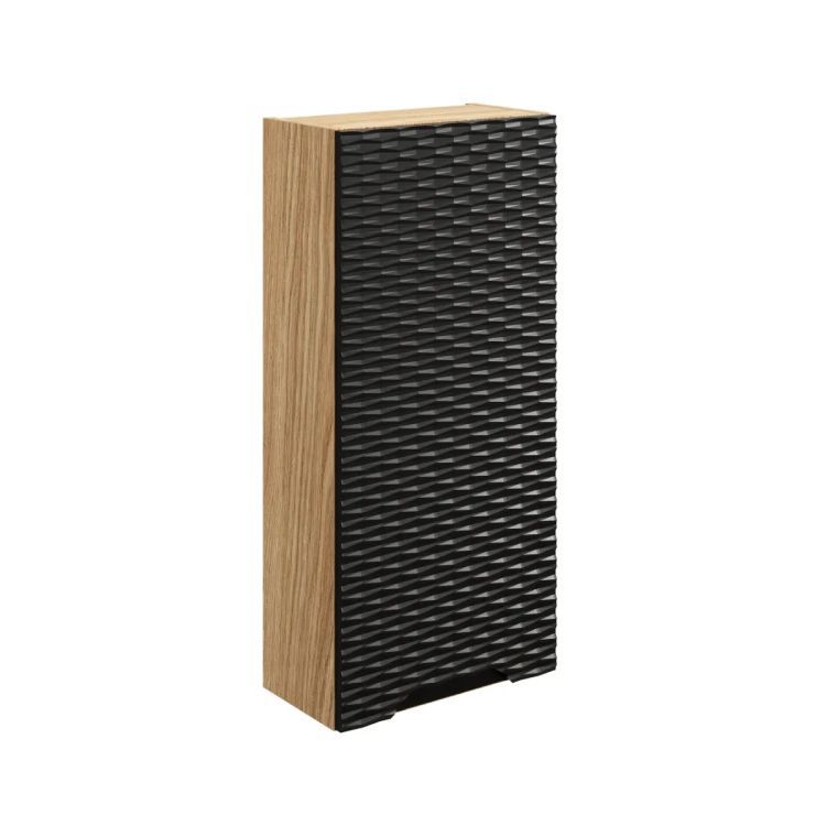 Szafka Comad łazienkowa OCEAN BLACK 83-35-1D 35cm dąb olejowany/czarna 1 szt