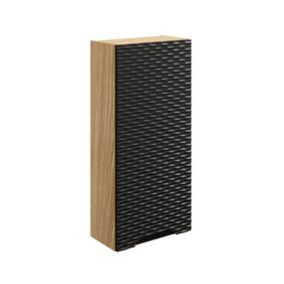 Szafka Comad łazienkowa OCEAN BLACK 83-35-1D 35cm dąb olejowany/czarna 1 szt
