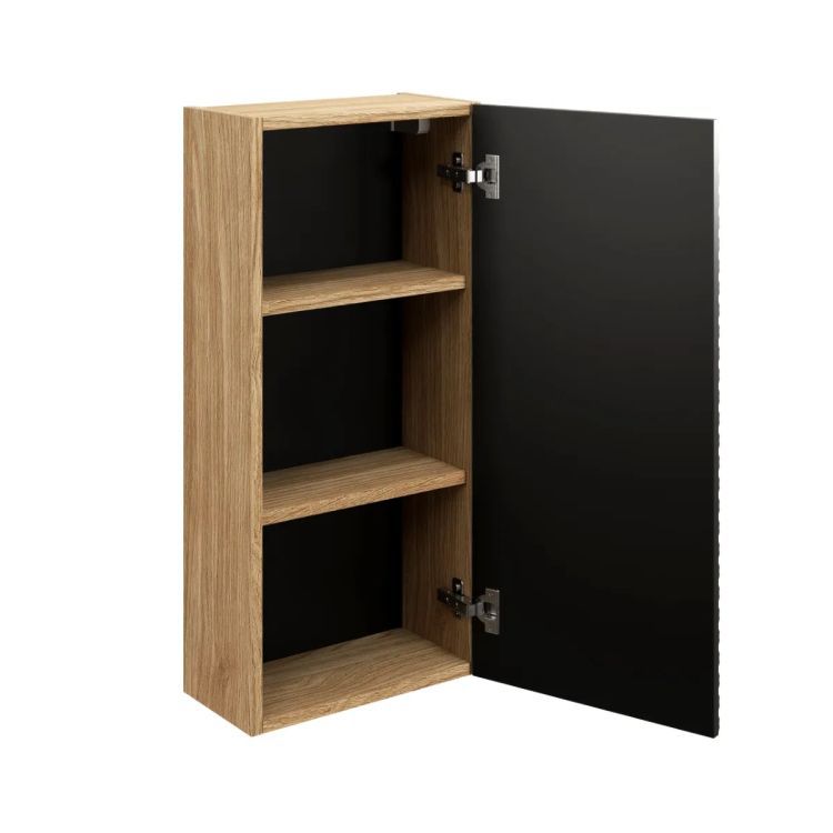 Szafka Comad łazienkowa OCEAN BLACK 83-35-1D 35cm dąb olejowany/czarna 1 szt