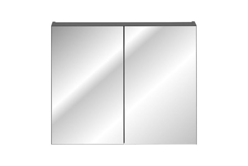 Szafka Comad łazienkowa SANTA FE BLACK 80 cm czarny mat z lustrem 1 szt