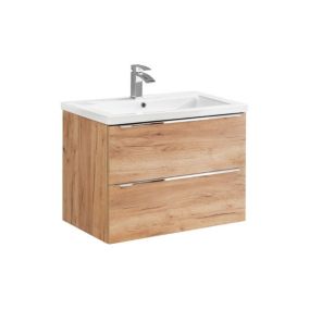 Szafka Comad pod umywalkę CAPRI 821 80 cm dąb 1 szt
