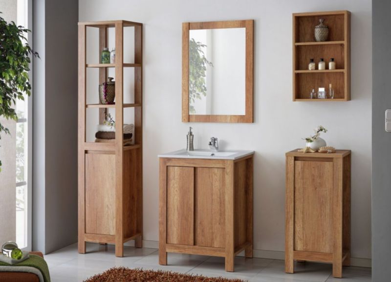 Szafka Comad pod umywalkę CLASSIC OAK 820 60 cm dąb 1 szt