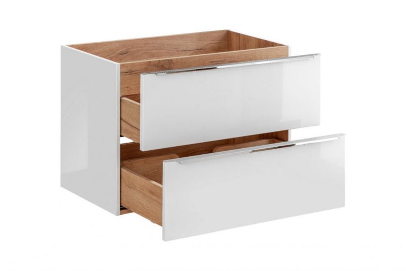 Szafka Comad pod umywalkę MILANO / CAPRI 821 80 cm biała 1 szt
