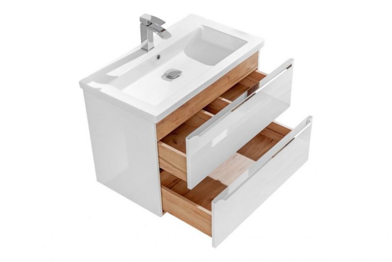 Szafka Comad pod umywalkę MILANO / CAPRI 821 80 cm biała 1 szt