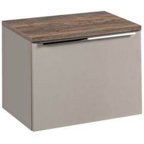 Szafka Comad pod umywalkę nablatową SANTA FE TAUPE 60 cm szara krzemowa 1 szt