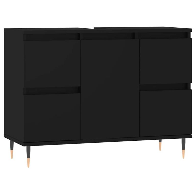 Szafka do łazienki WaszeMeble czarna WM-831645 1 szt.