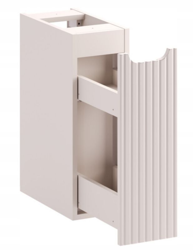 Szafka dolna cargo Furnidea 20 cm kaszmir ryflowana Nova 1 szt.