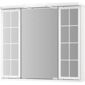 Szafka Domotechnika z lustrem 68x60x22cm z gniazdkiem i oświetleniem 1szt
