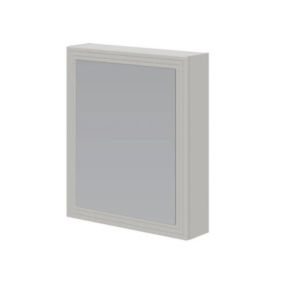 Szafka Halmar łazienkowa TORETO 1D 60cm kaszmirowy mat z lustrem 1 szt