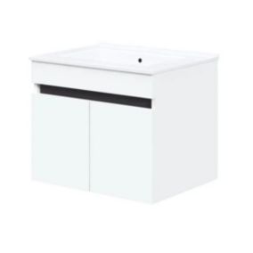 Szafka Halmar pod umywalkę FIGARO 2D 60cm biała 1 szt
