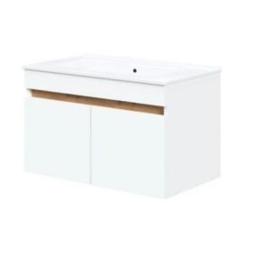 Szafka Halmar pod umywalkę FIGARO 2D 80cm biała 1 szt