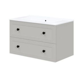 Szafka Halmar pod umywalkę TORETO 2S 80cm kaszmirowy mat 1 szt
