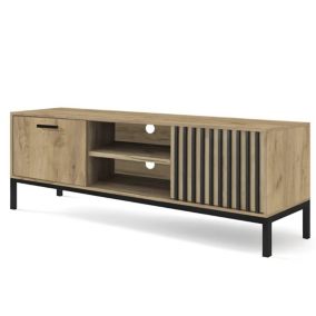 Szafka Halmar RTV LAMINO RTV-1 180 dąb craft/czarna 1 szt