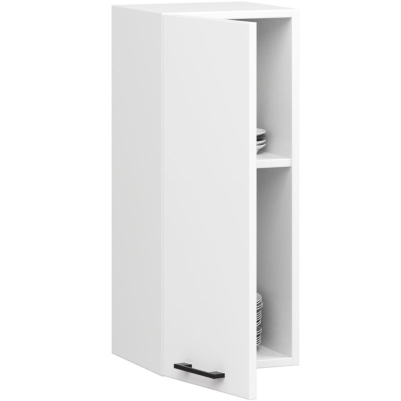 Szafka kuchenna Akord W30 system Oliwia H720 Biała 30 cm 1 drzwi 2 półki 30x30x72 cm 1 szt.