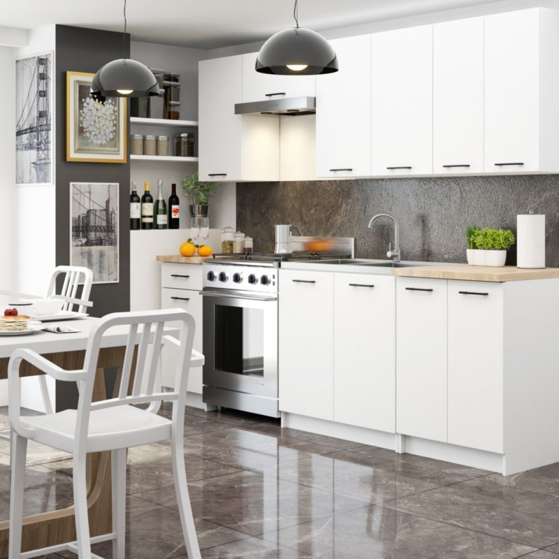 Szafka kuchenna Akord W60 system Oliwia H720 Biała 60 cm 2 drzwi 2