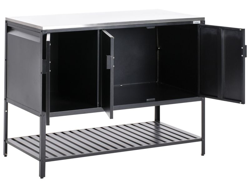 Szafka kuchenna ogrodowa Maenza Metal Czarny 1 szt.