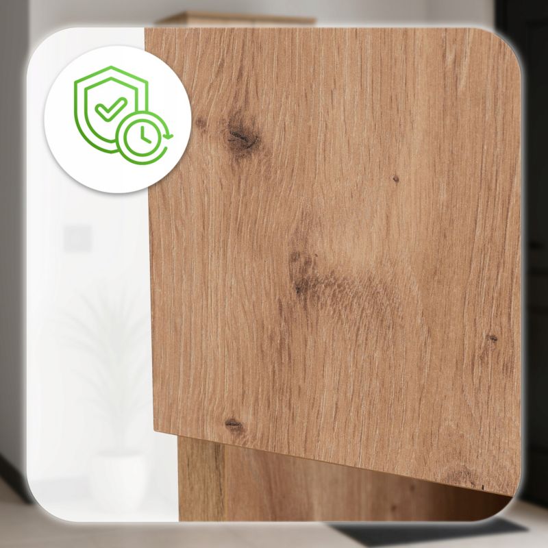 Szafka Mebel Elite MODENA Słupek Do Przedpokoju Szafa Wąska Stojąca Regał Dąb Artisan 1 szt