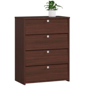 Szafka na buty Akord Rubin Wenge 66 cm 4 drzwi kolor Wenge mat 4 półki 66x36x85 cm 1 szt.