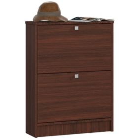 Szafka na buty Akord Wenge 60 cm 2 drzwi kolor Wenge mat 2 półki 60x20x80 cm 1 szt.