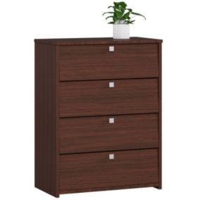 Szafka na buty Akord Wenge 60 cm 4 drzwi kolor Wenge mat 4 półki 60x33x80 cm 1 szt.