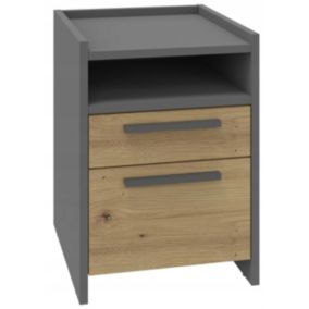 Szafka nocna Matkam komoda ALTIVO 1SW1SNO artisan-antracyt 1 szt.