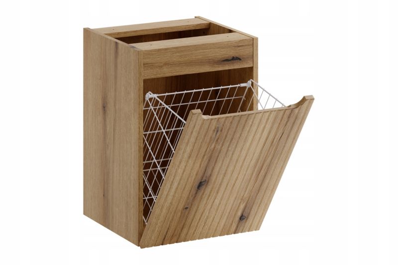 Szafka pod blat Furnidea 40 cm dąb Coast Evoke z koszem Nova 1 szt.