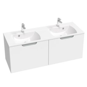 Szafka pod podwójną umywalkę Ravak SD CLASSIC N 1300 biała/szara 1 szt