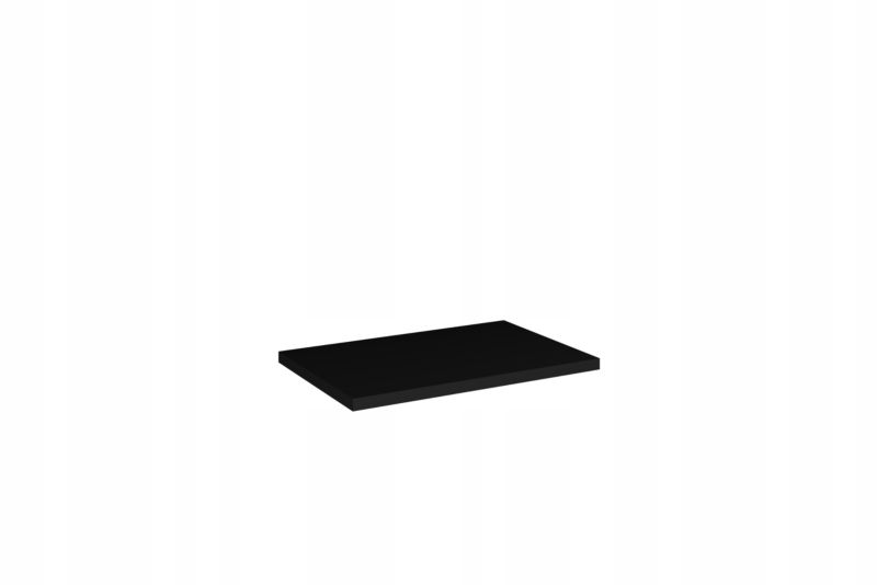 Szafka pod Umywalkę łazienkowa 50 cm Wisząca z Blatem Czarny Nova Black Czarna z Umywalką Furnidea 1szt.