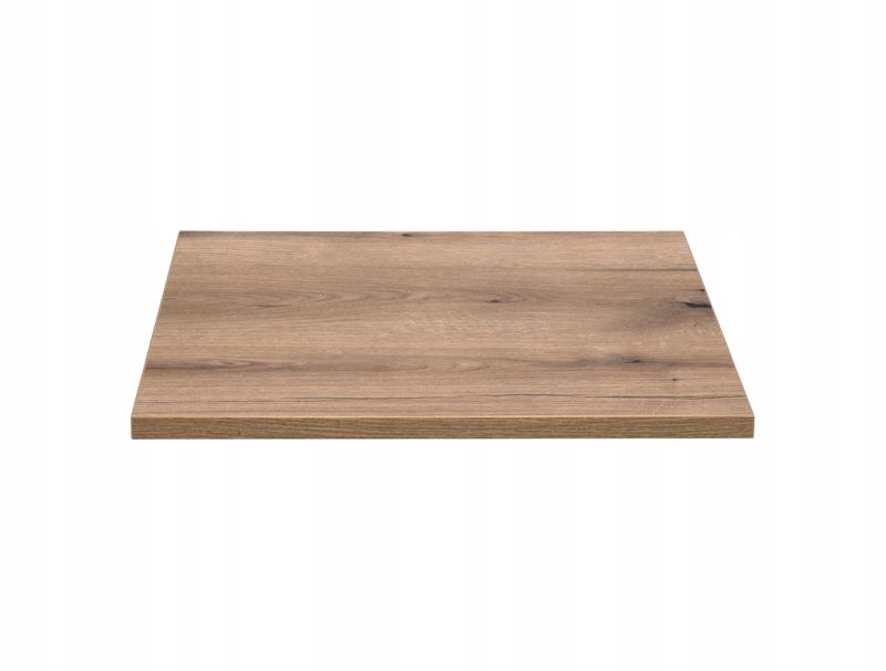 Szafka pod Umywalkę łazienkowa 50 cm Wisząca z Blatem Dąb Nova Black Czarna z Umywalką Furnidea 1 szt.