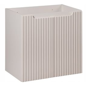 Szafka pod Umywalkę łazienkowa 60 cm Wisząca z Ryflowanym Frontem Nova Kaszmir Kaszmirowa Furnidea 1 szt.
