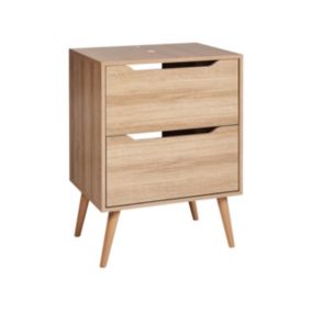 Szafka pod umywalkę Cariacica 60 cm Jasnobrązowy 1 szt.
