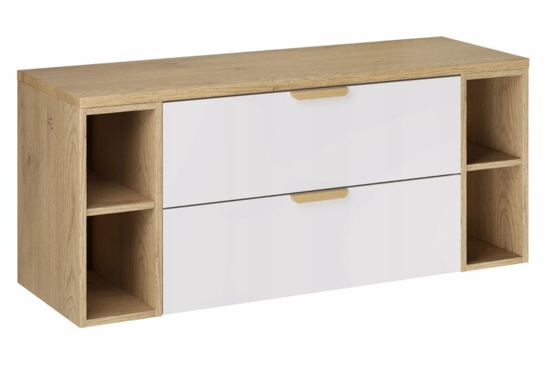 Szafka pod umywalkę Furnidea 120 cm biały mat Aster White z blatem 1 szt.