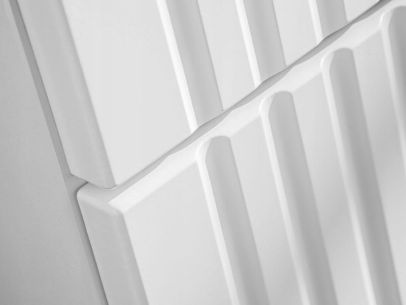 Szafka pod umywalkę Furnidea 160 cm biały mat ryflowany Adel 1 szt.